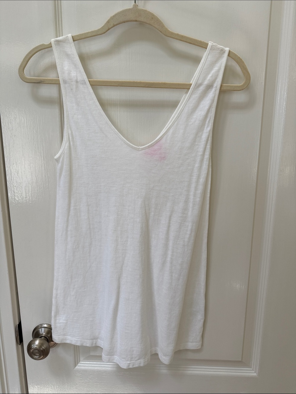 Lilly Pulitzer White Scoop Tank Top